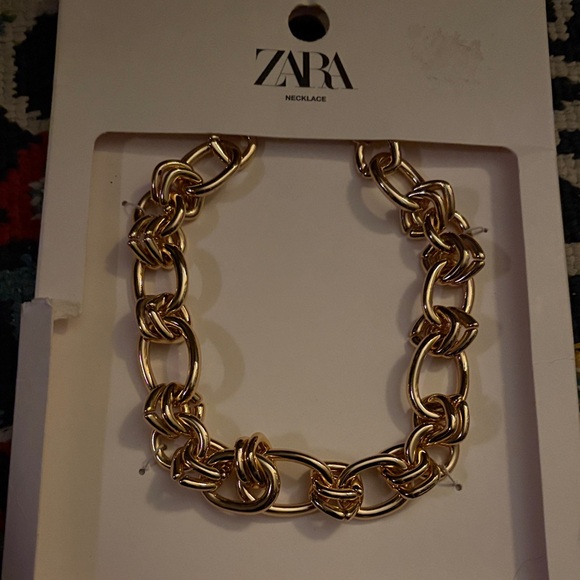 NWT- Zara- Metal Chain Necklace - Picture 3 of 3